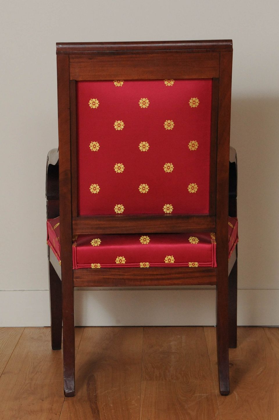 A set of six very fine Empire mahogany fauteuils à la Reine. - image 7