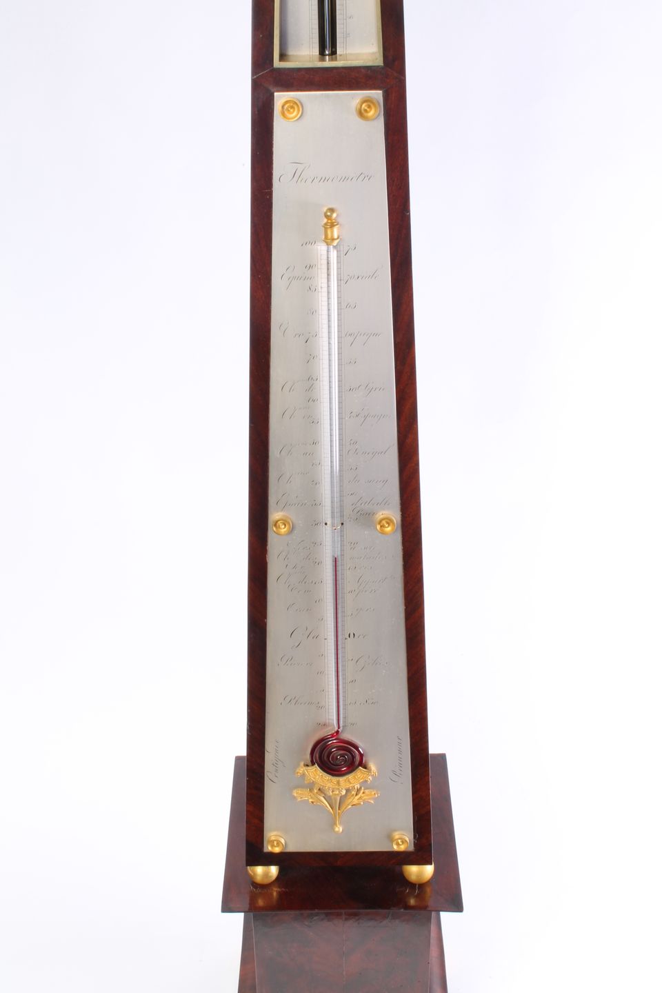 A French obelisk barometer, probably made in 1836 - image 3