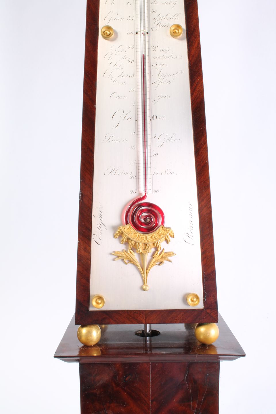 A French obelisk barometer, probably made in 1836 - image 4