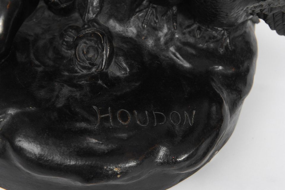 Een Franse bronzen sculptuur van Cupido, circa 1880 - afbeelding 6