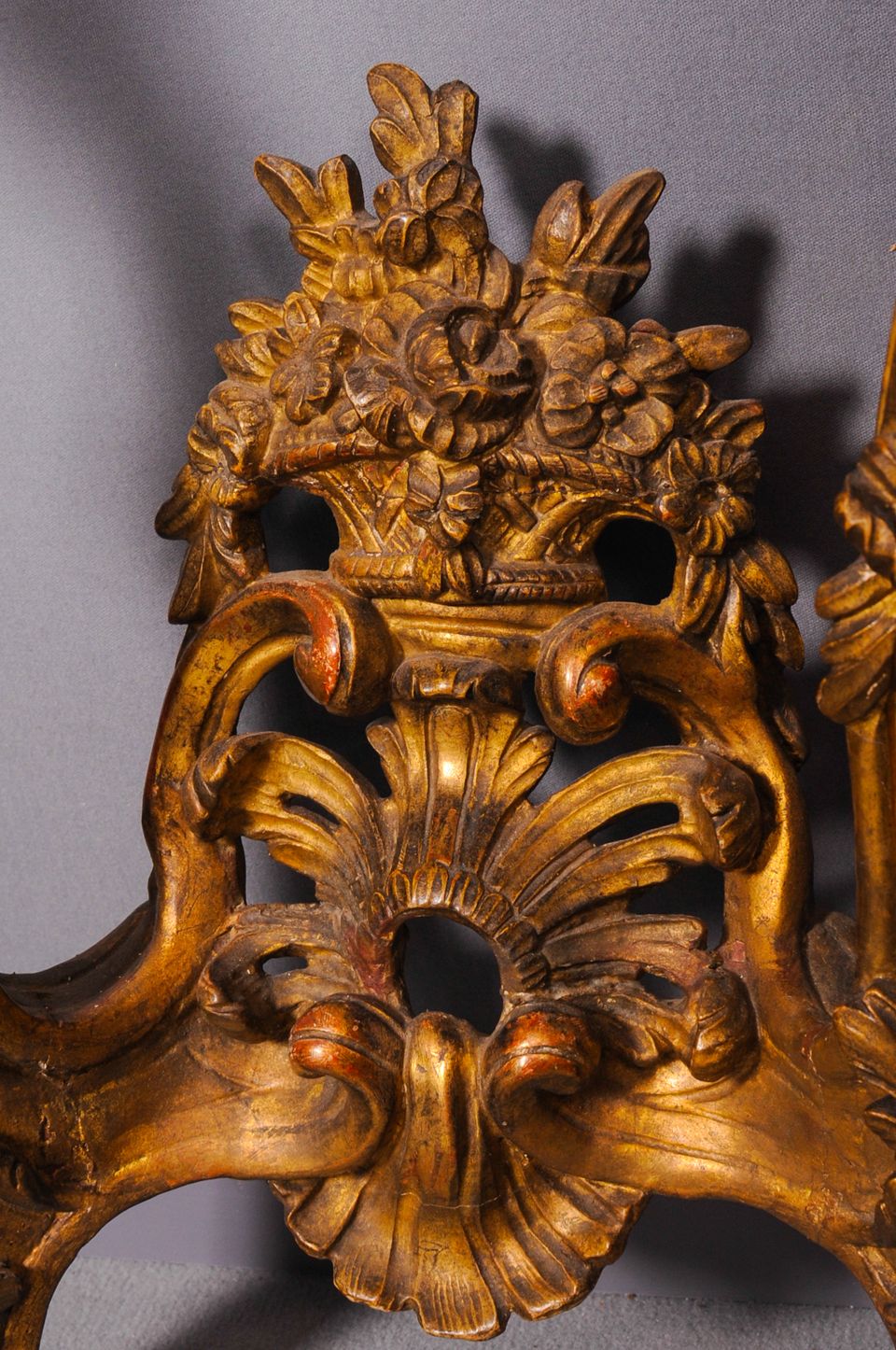 A French Transition giltwood console table with marble top, circa 1765 - image 5