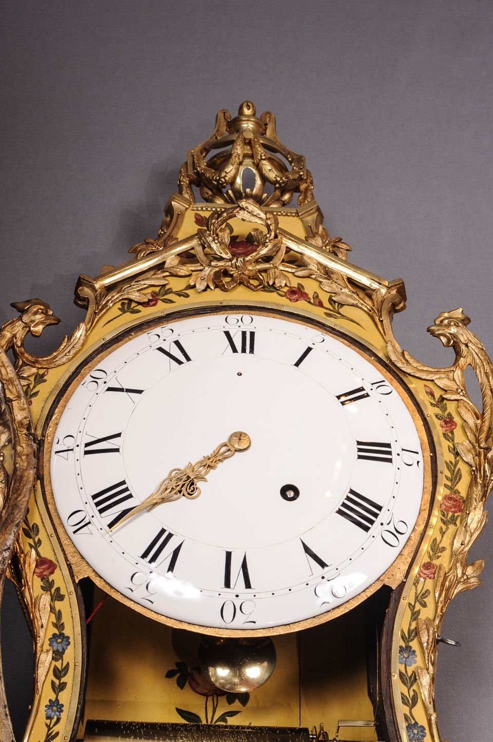 A Swiss Louis XVI 'vernis Martin' musical bracket clock on wall bracket, dated 1784 - image 6