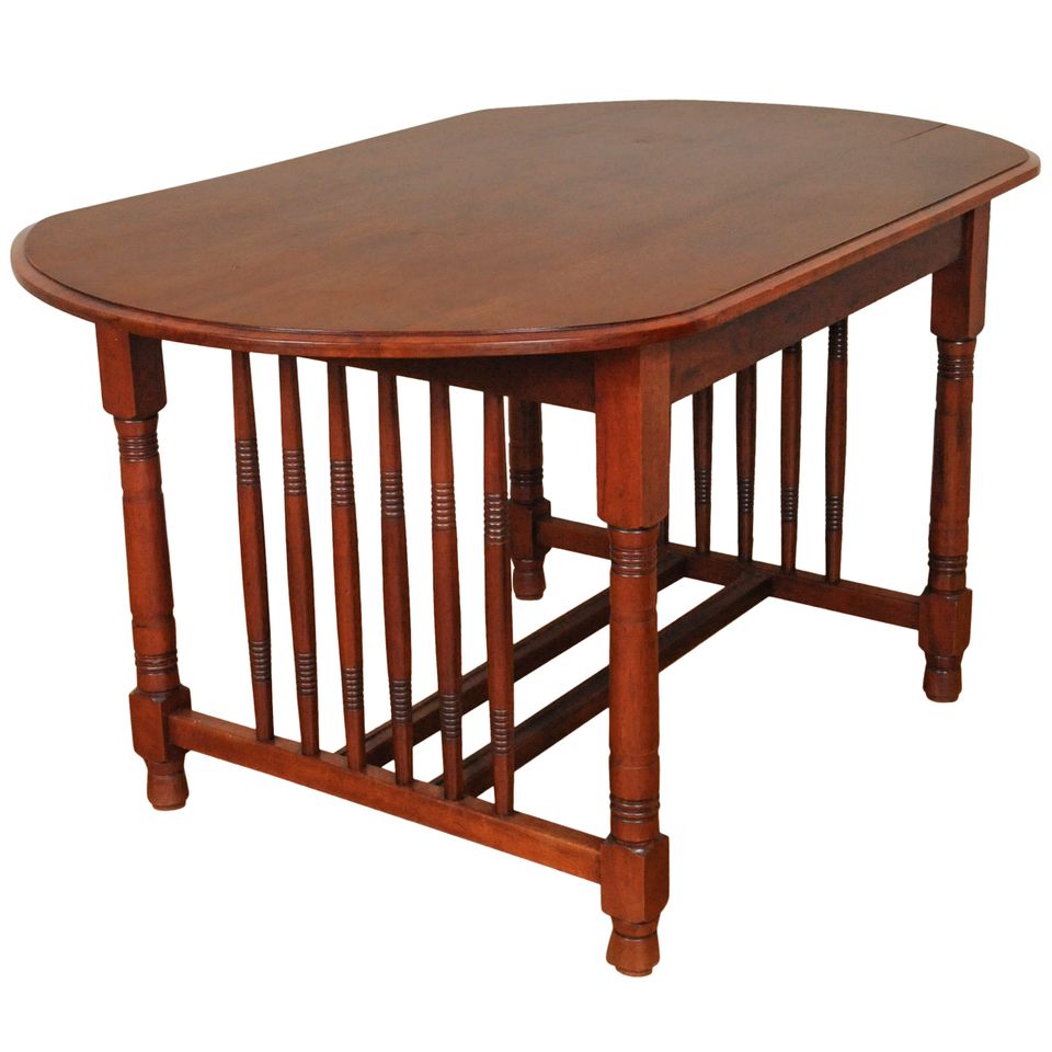 A Dutch Art Deco mahogany dining room set of a table and four chairs, circa 1920 - image 2