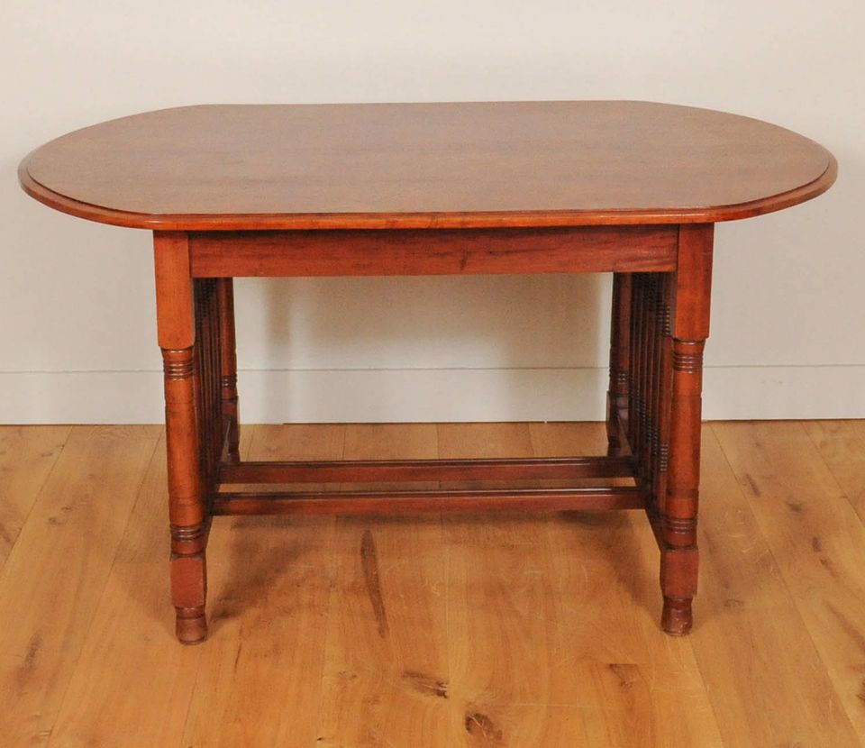 A Dutch Art Deco mahogany dining room set of a table and four chairs, circa 1920 - image 3