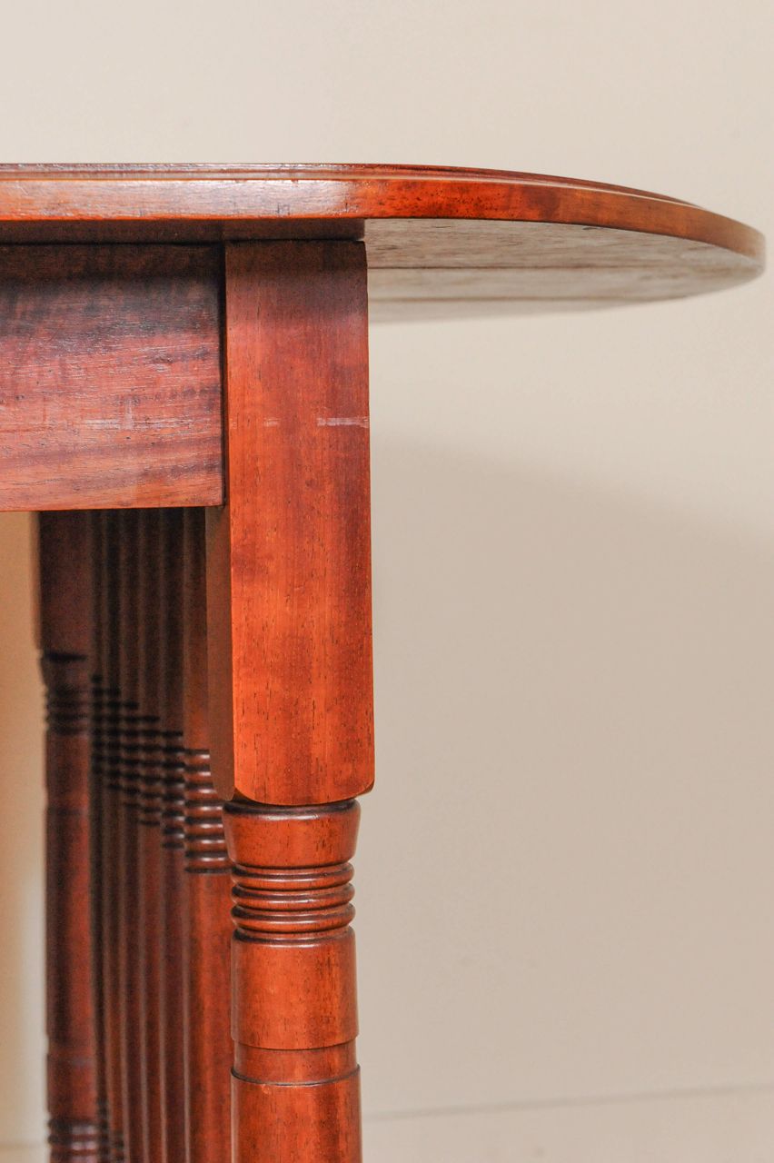 A Dutch Art Deco mahogany dining room set of a table and four chairs, circa 1920 - image 4