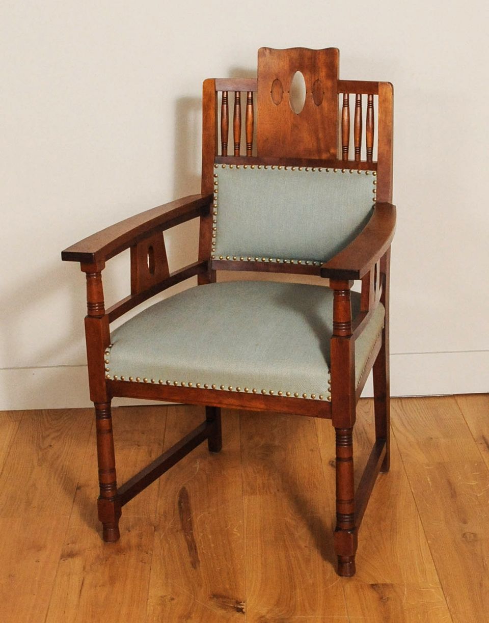A Dutch Art Deco mahogany dining room set of a table and four chairs, circa 1920 - image 5