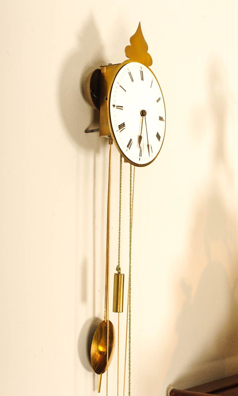 A Vienna brass quarter striking so-called 'Brettl' wall clock, circa 1835 - image 3