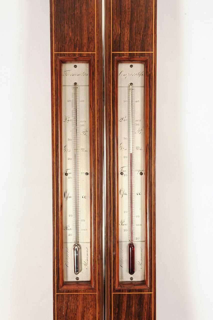 A French rosewood stick barometer, by Vion, circa 1840 - image 3