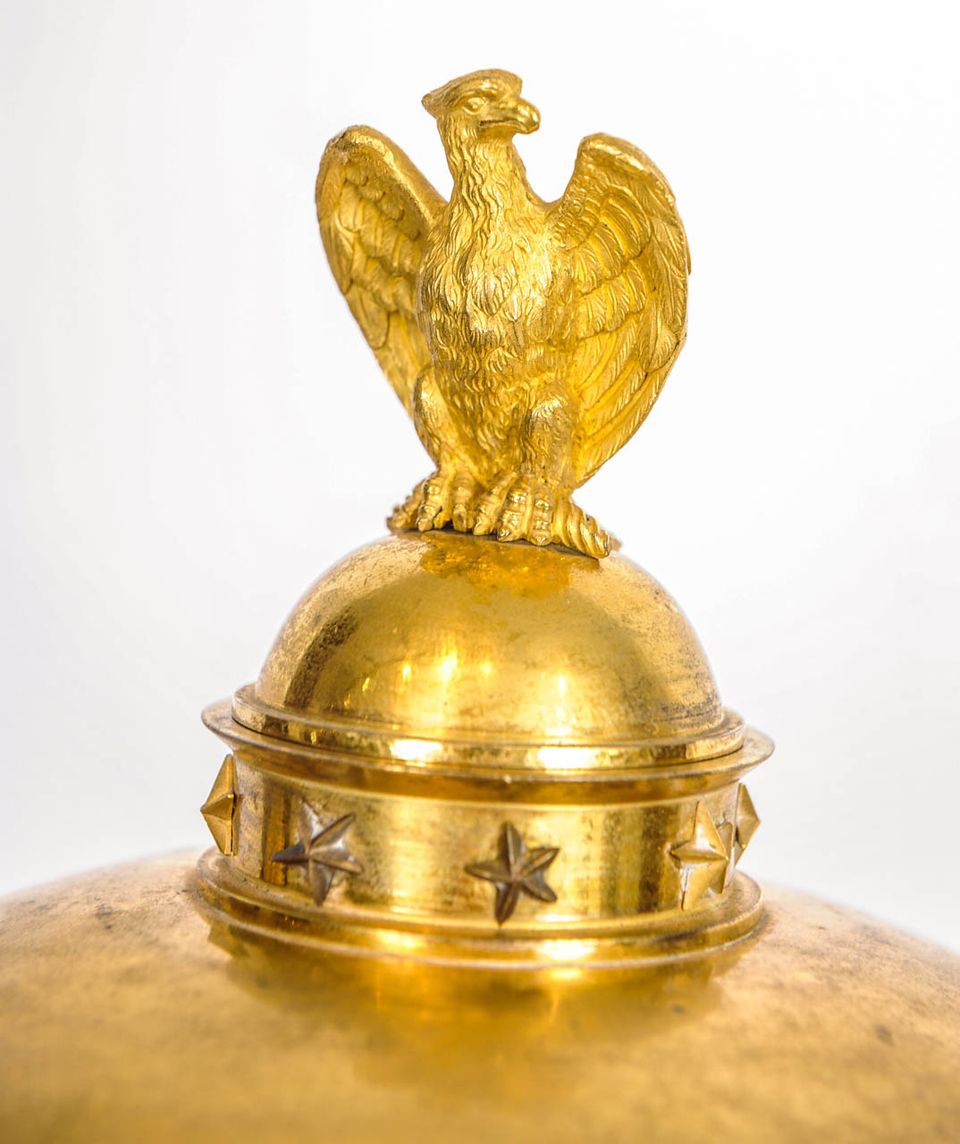 An exceptionally rare French gilt and patinated bronze night projection timepiece, by Bofenschen, Paris, early 19th century - image 6
