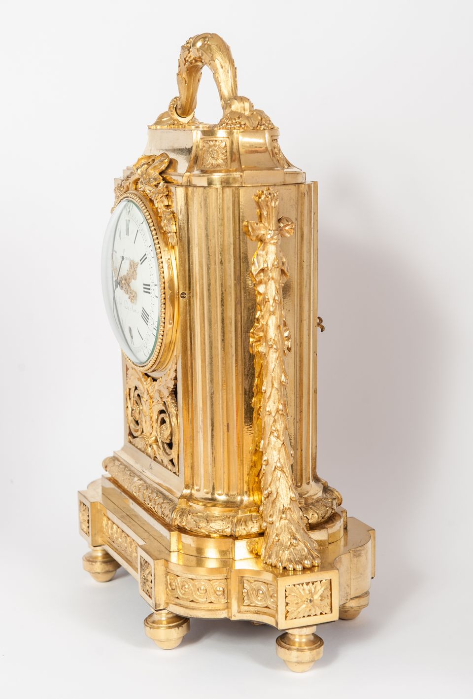Very Unusual High Quality Early Louis XVI Traveling Clock, circa 1770 - afbeelding 5