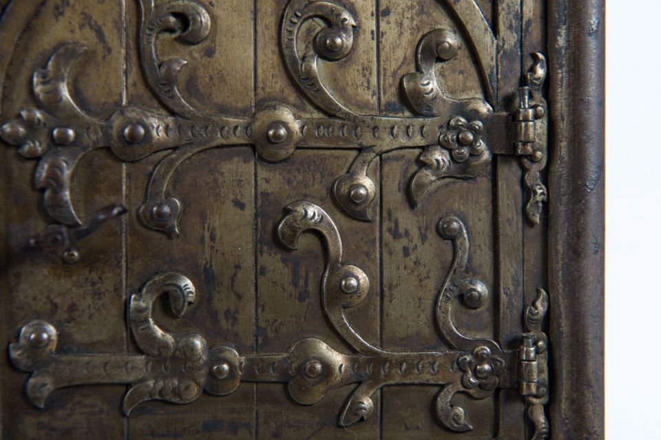 Very Nice and Decorative Wrought Iron Mental Clock, circa 1900 - image 3