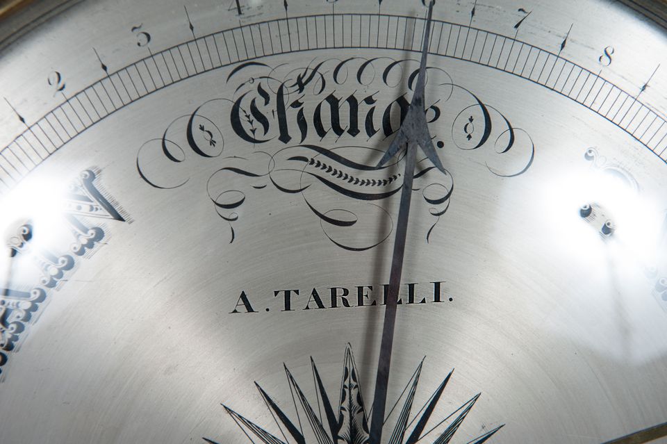 An imposing king size wheel barometer by  - image 6