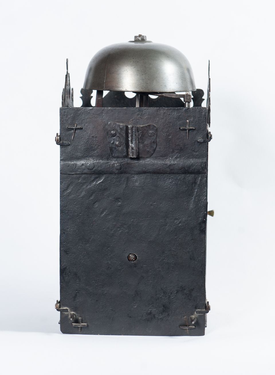 A very early German late 16th century painted chamber clock, circa 1580 - image 5