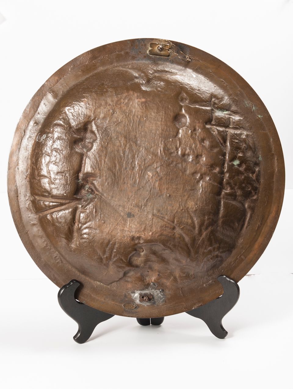 A lovely pair of far East bronze circular wall decoration circa 1880 - image 4
