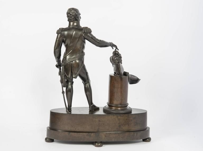 Unusual Bronze Sculpture from Blücher Fürst von Wahlstatt, circa 1810 - image 3