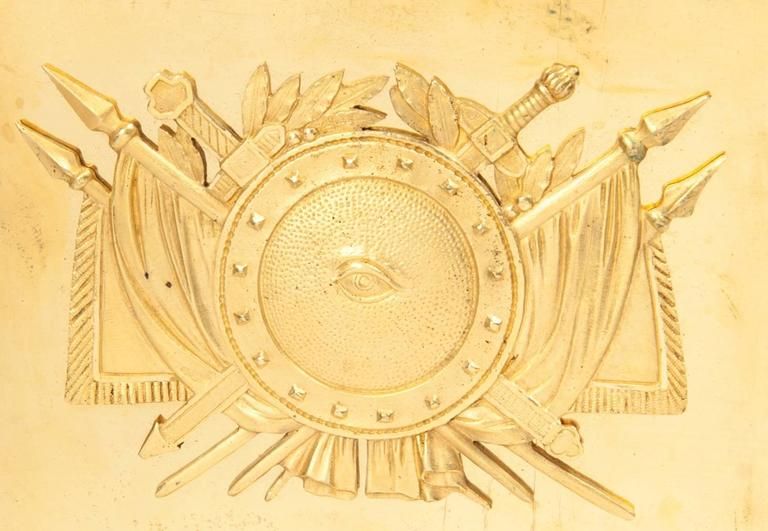 Impressive Empire Mantel Clock Horatius, circa 1800 - afbeelding 2