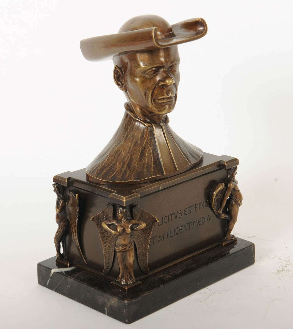 Very Nice Hypocrite Bronze Sculpture, Germany, circa 1925 - image 6