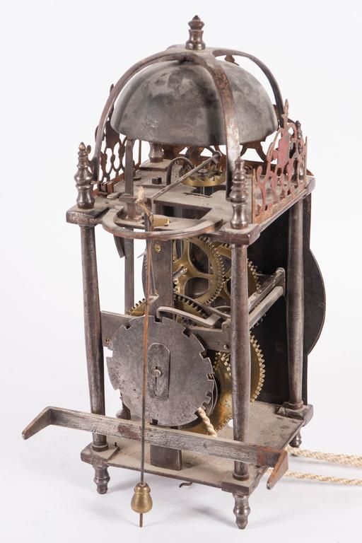 Impressive Large French Country Lantern Clock - afbeelding 3