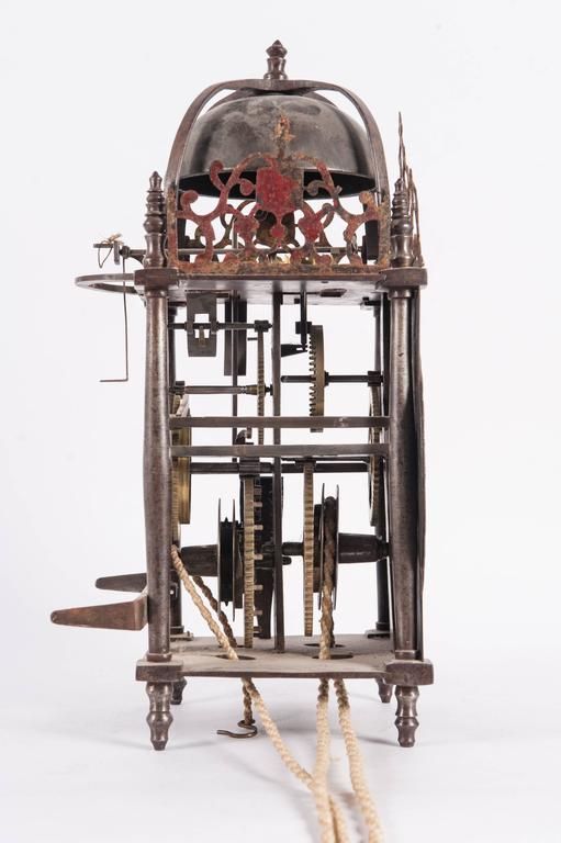 Impressive Large French Country Lantern Clock - afbeelding 4
