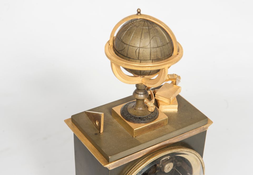 A nice empire Charles X mantel clock by Gillion a Paris - image 2