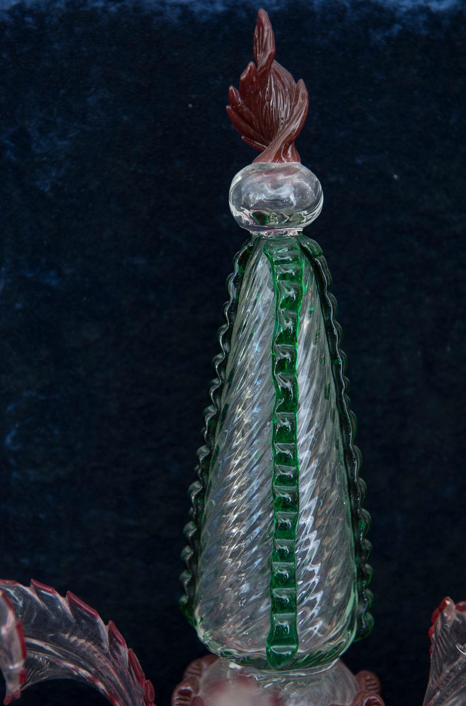 A single decorative three arm Murano wall lamp Featuring three Lights, circa1900 - image 7