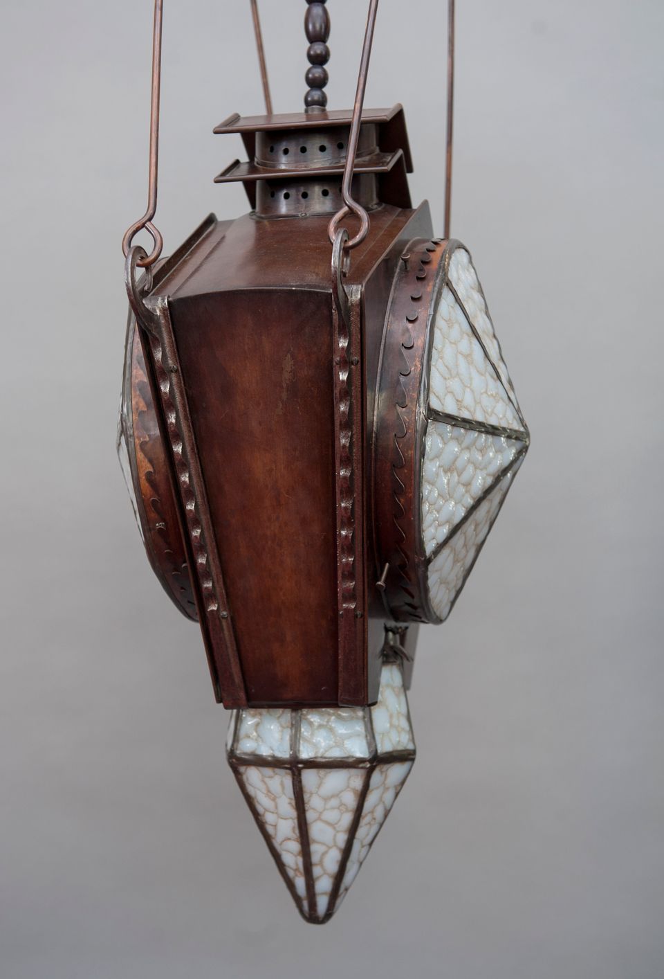 An unusual Amsterdam School Hanglamp from around 1900 - afbeelding 5