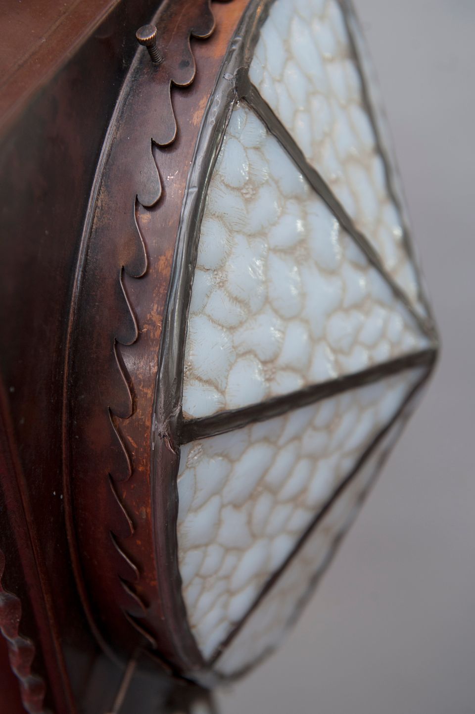An unusual Amsterdam School Hanglamp from around 1900 - afbeelding 8