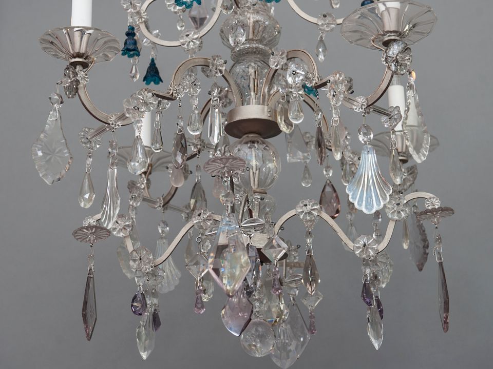 A good and very decorative probably French chandelier from circa 1880. - image 2