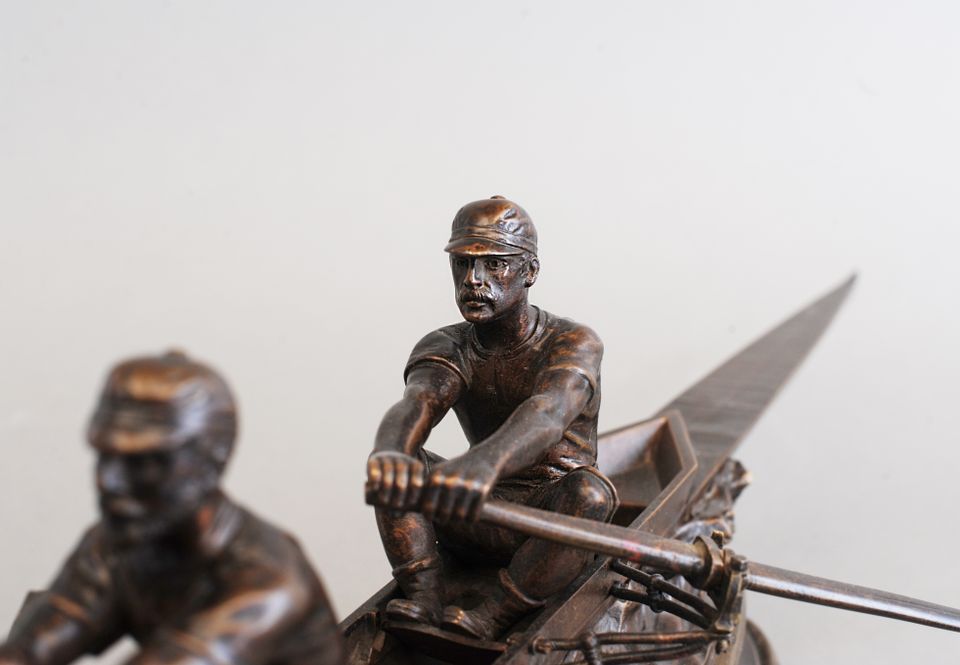 An important unusual bronze from a canoe by "Emile Drouot circa 1880 - image 6