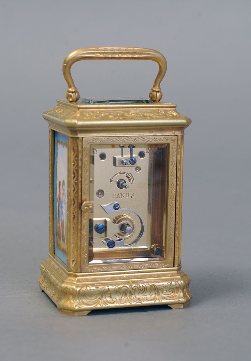A good mid 19th century miniature carriage clock, by Drocourt - image 4