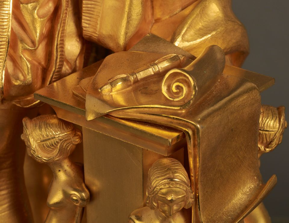 A lovely pair of Charles X gilt bronzes, circa 1835 - image 2