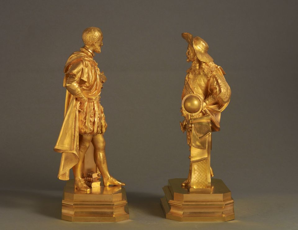 A lovely pair of Charles X gilt bronzes, circa 1835 - image 3
