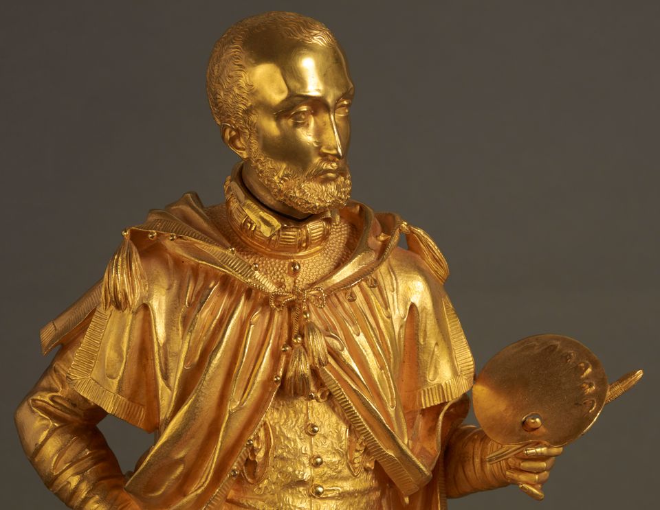 A lovely pair of Charles X gilt bronzes, circa 1835 - image 9