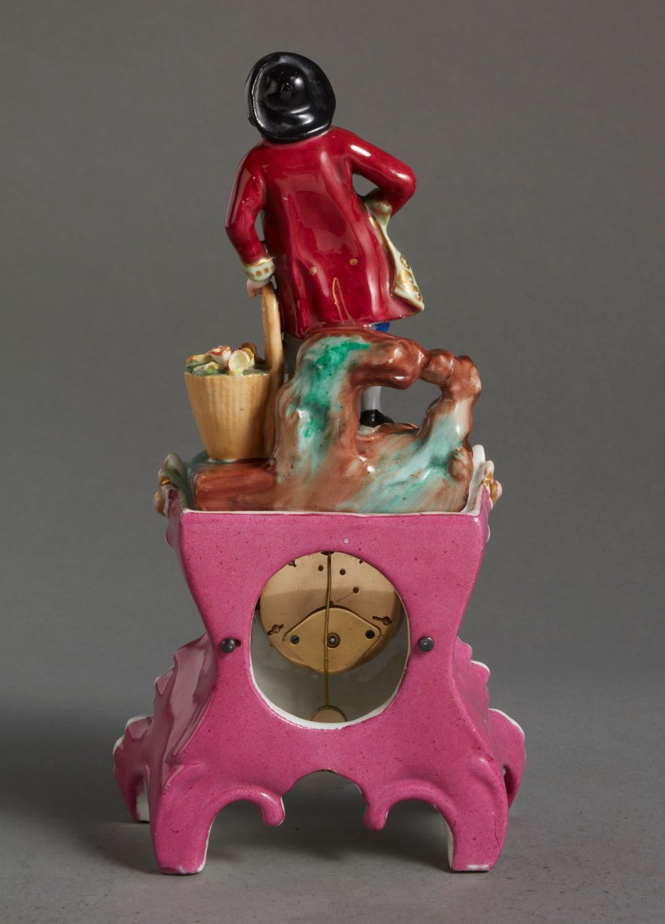 A charming small KPM porcelain pendulette, circa 1850 - image 4