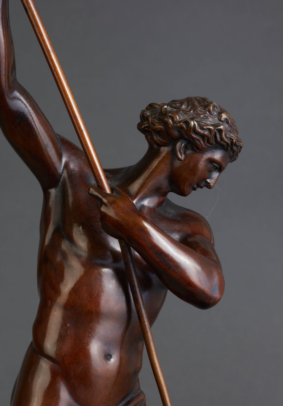 A bronze model of St Michael overcoming the devil after John Flaxman, 1903 - image 3