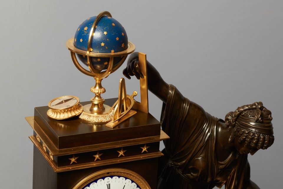 Highly impressive Empire Urania Mantel clock - image 2