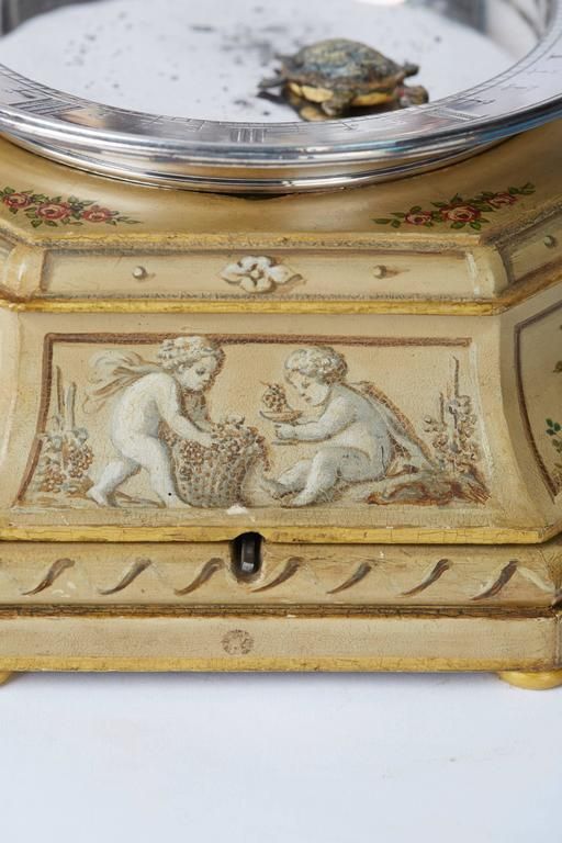 "CA", France, Movement, Rare French Table Clock with Arcane Time Display - image 4