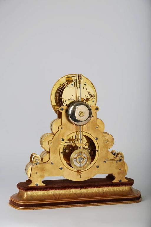 "Delettrez a Paris" Clock with Achile Brocot Escapement, circa 1880 - afbeelding 3