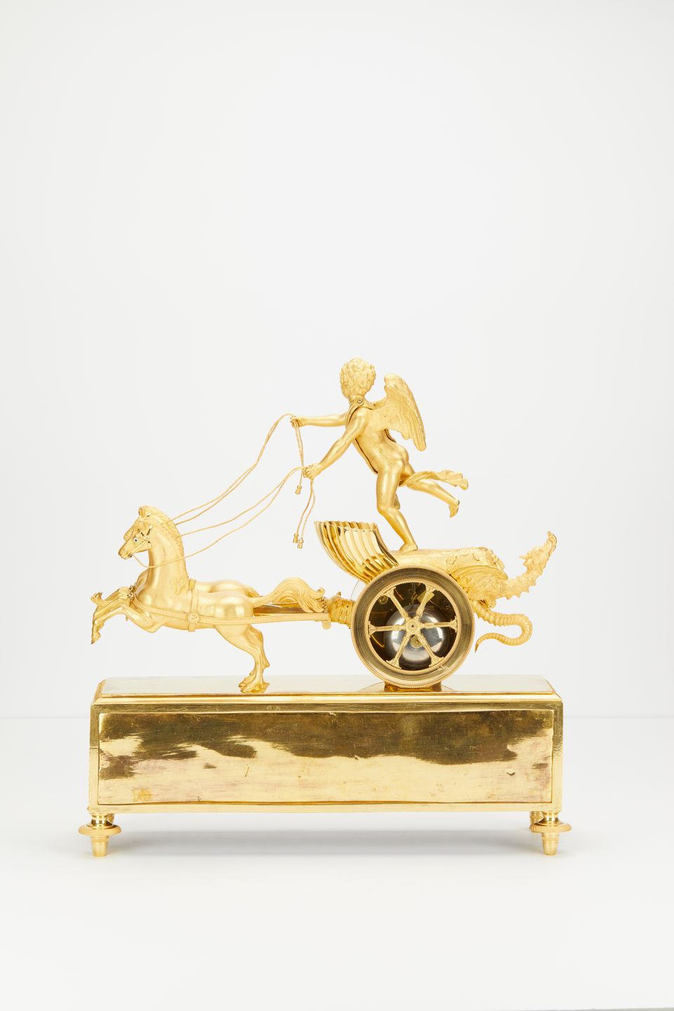 A charming French Empire ormolu chariot clock, circa 1810 - image 5