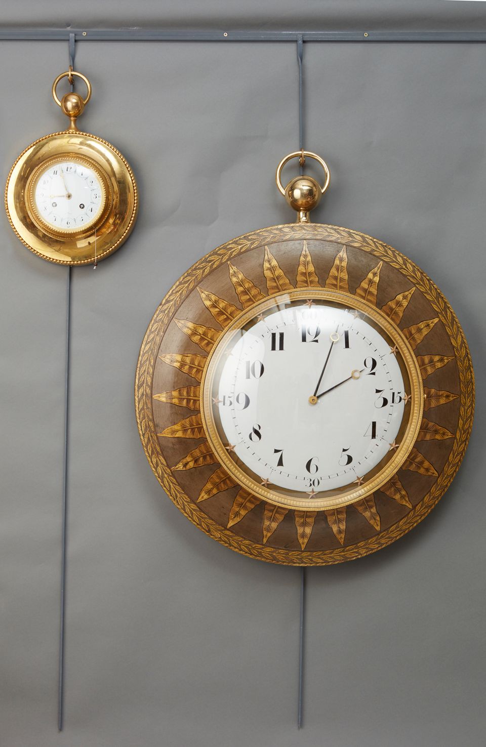 A hugely decorative French ‘Empire’ wall clock, circa 1820 - image 5