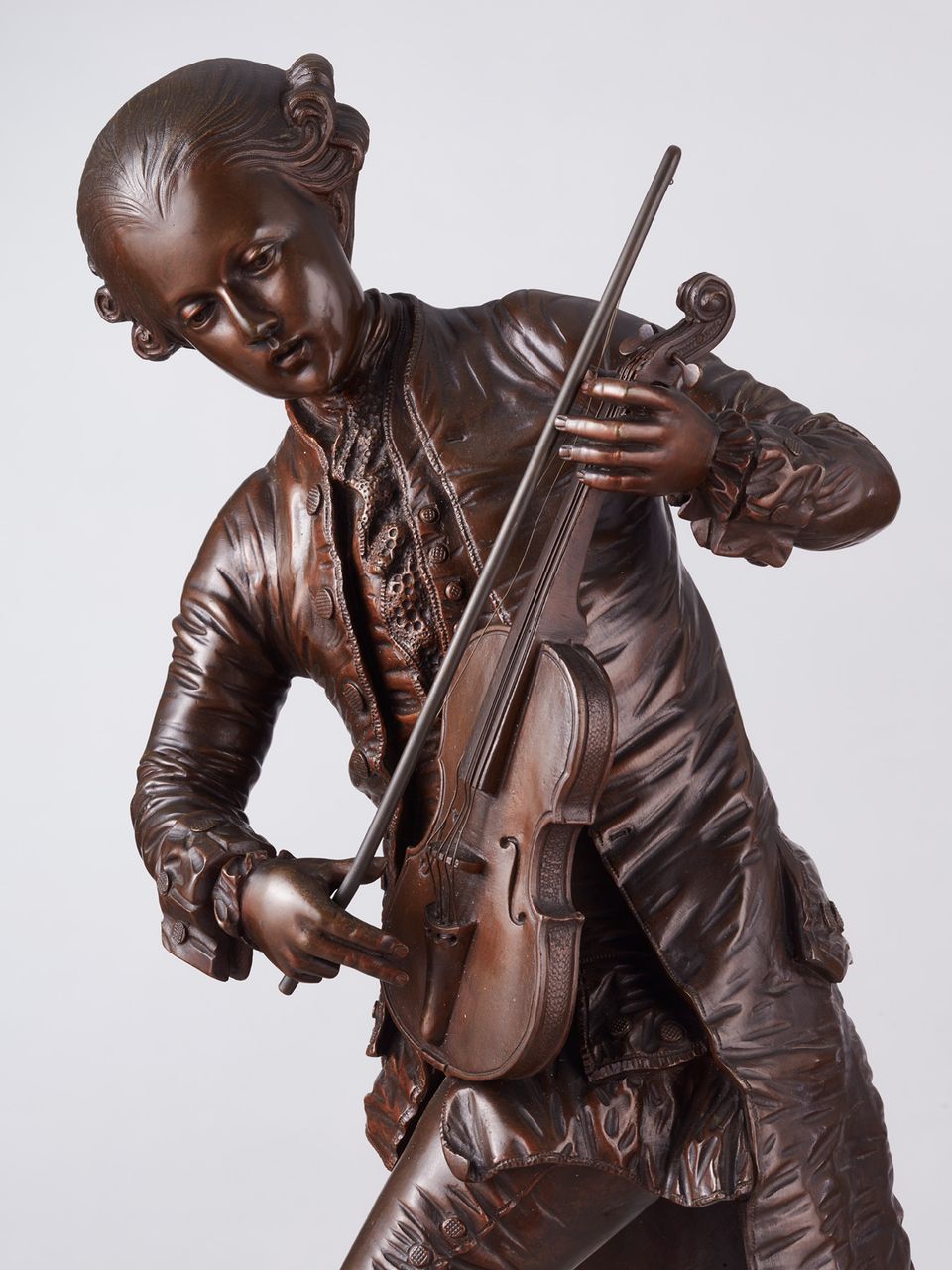 A French Bronze Statue of Mozart, circa 1880 - image 4