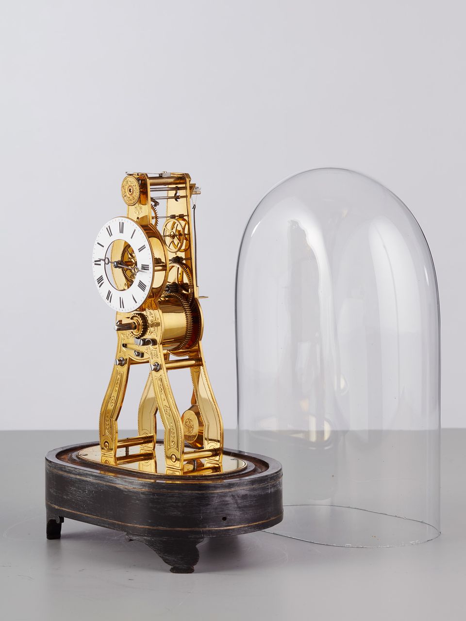 French Grand Exhibition Skeleton Clock, circa 1880 - image 2
