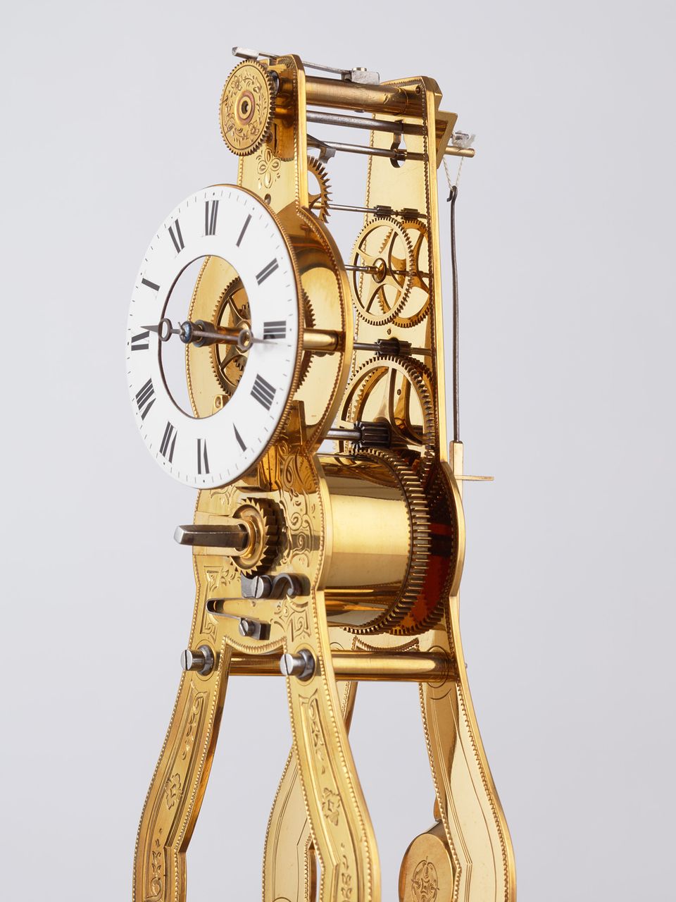 French Grand Exhibition Skeleton Clock, circa 1880 - image 4