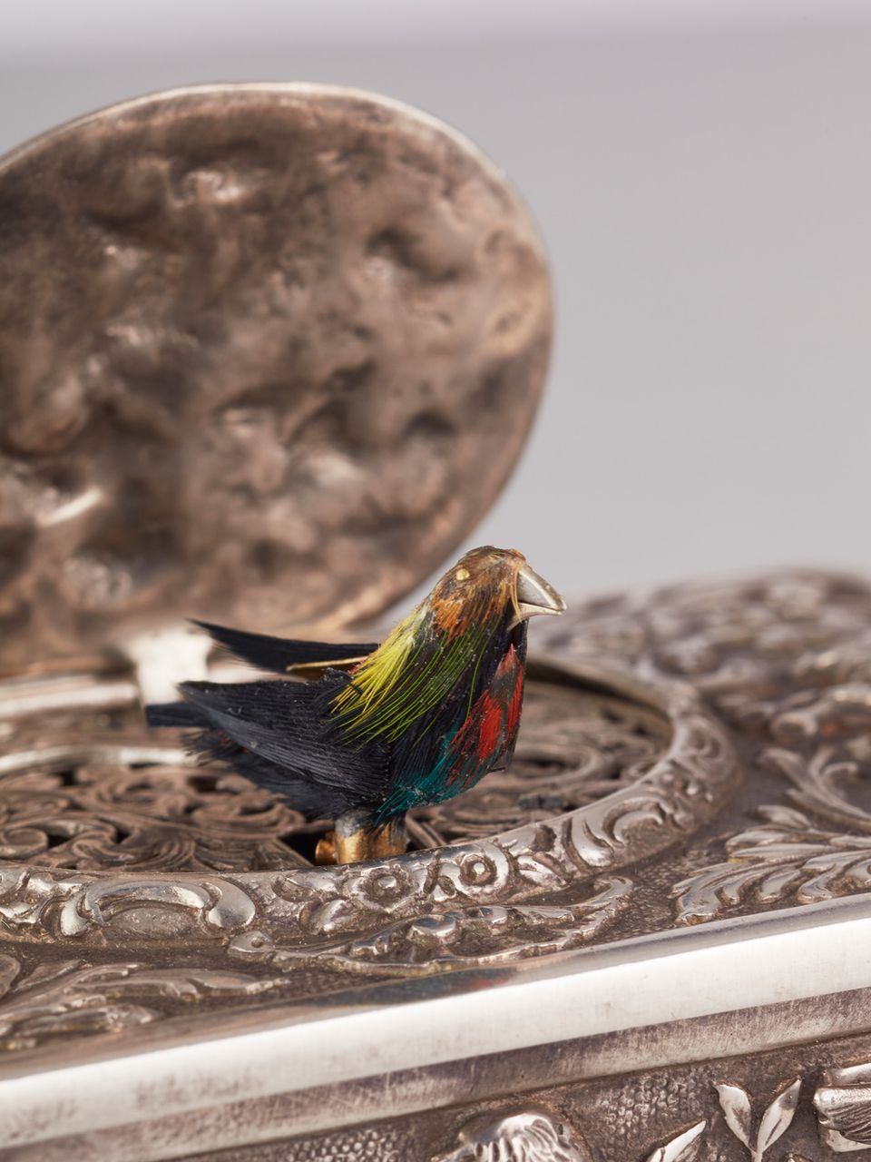A Silver German Singing Bird Box, circa 1900 - image 5