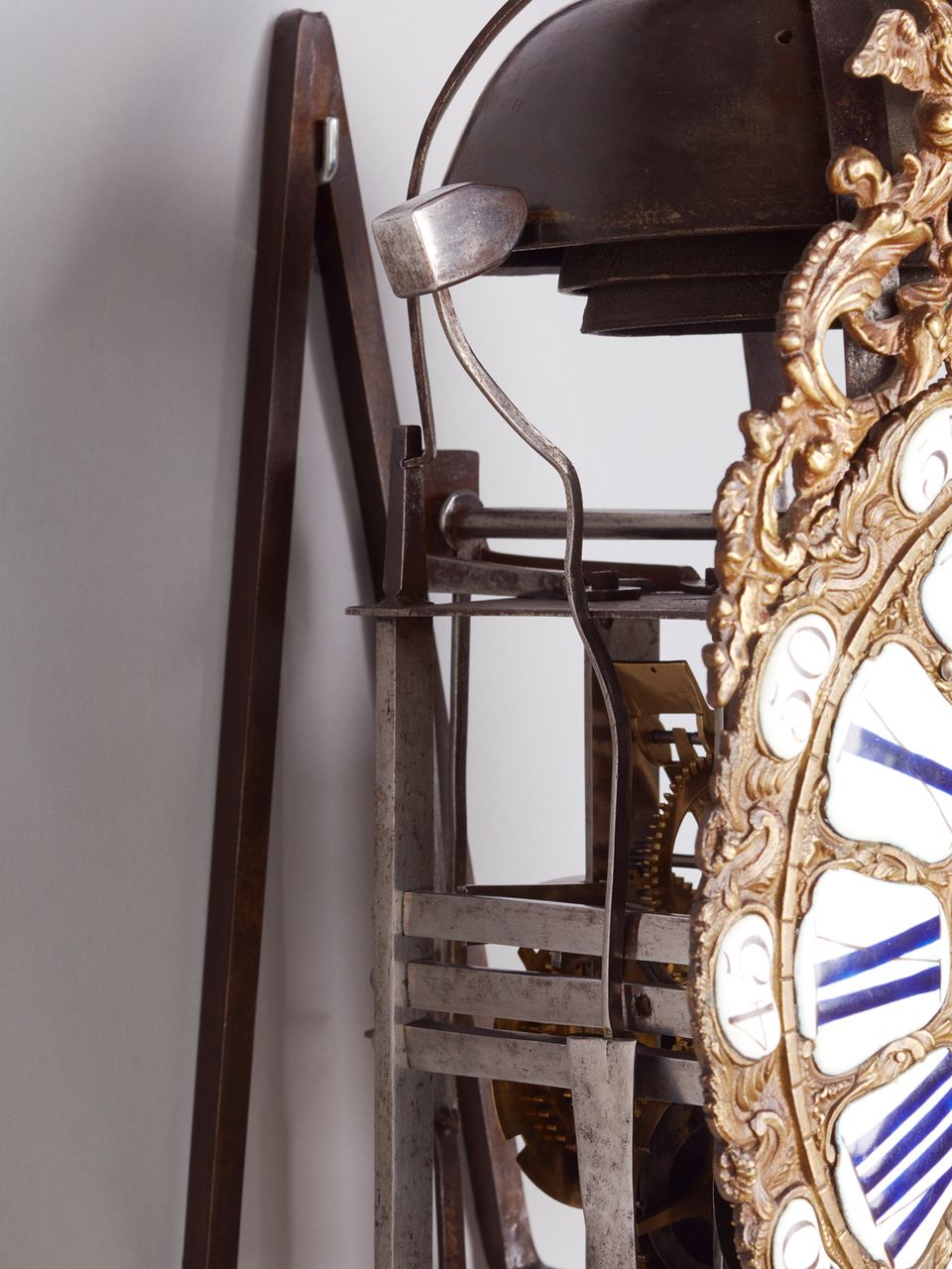 A very decorative, strong and good looking French quarter-striking lantern clock, signed Gault Fils a Paris, circa 1760 - image 8