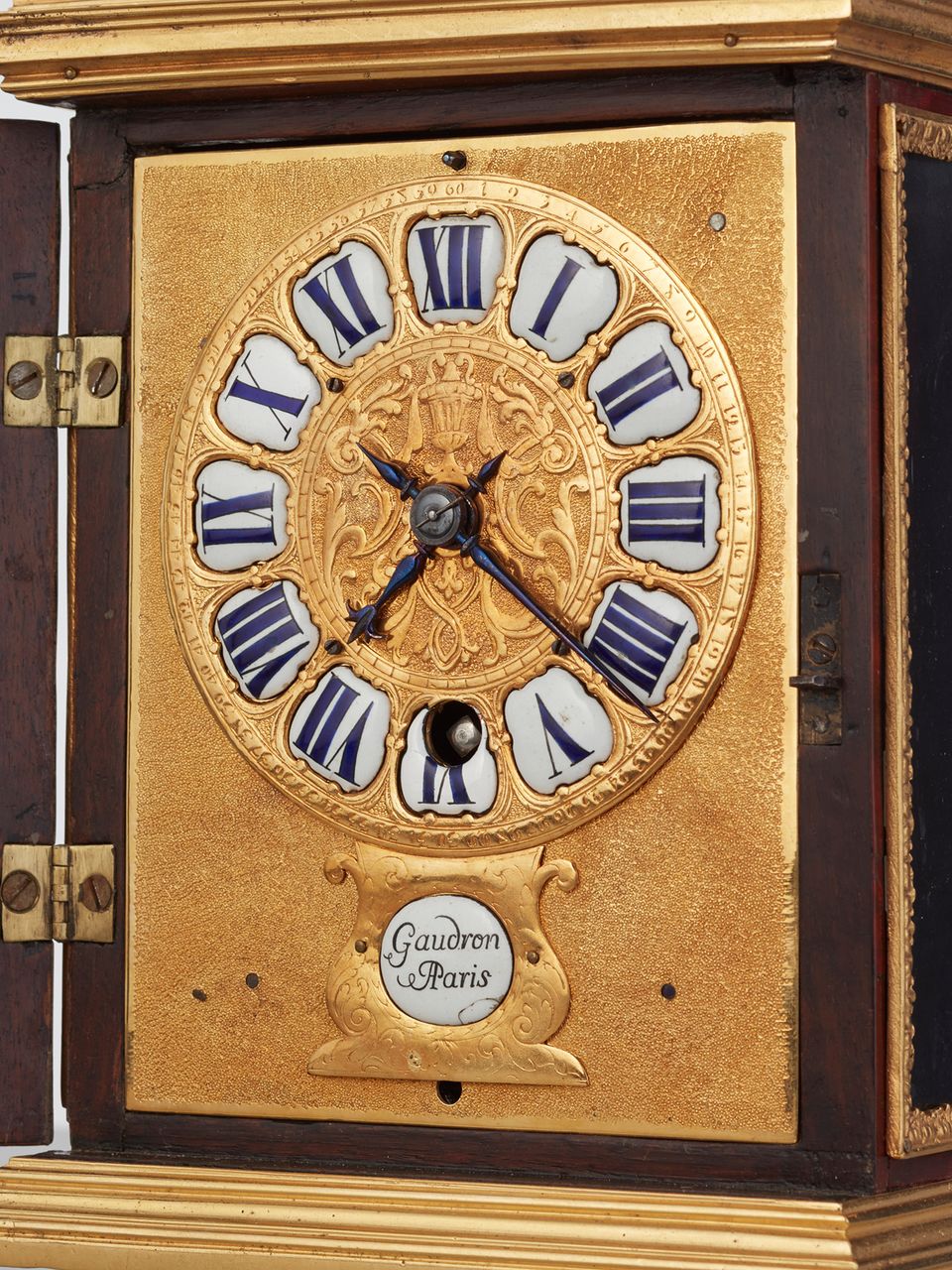 A small tortoiseshell French bracket clock by Gaudron a Paris, circa 1690 - image 3