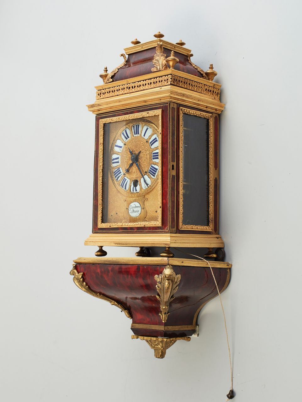 A small tortoiseshell French bracket clock by Gaudron a Paris, circa 1690 - image 2