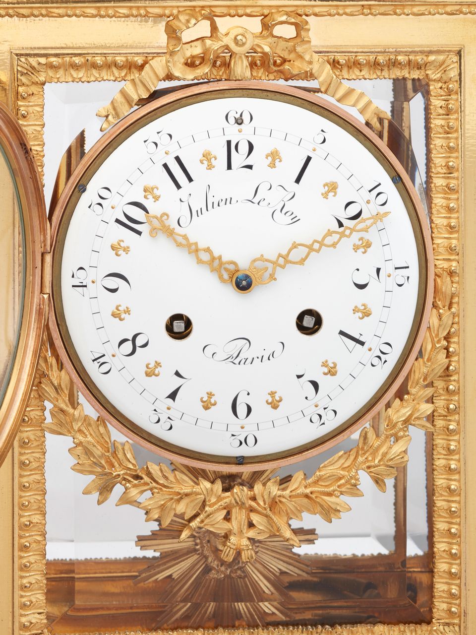 Een 'vier glazen' tafelregulator van Julien le Roy, circa 1880 - afbeelding 6