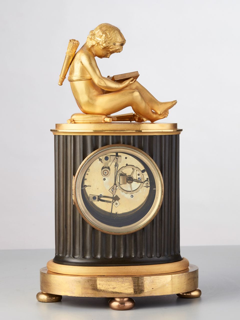 An elegant French ‘Empire’ library mantel clock, circa 1820 - image 4