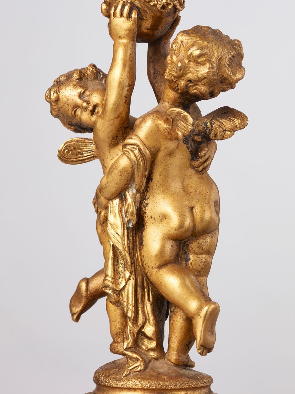 A pair of French ormolu Champleve candlesticks, circa 1880 - image 6